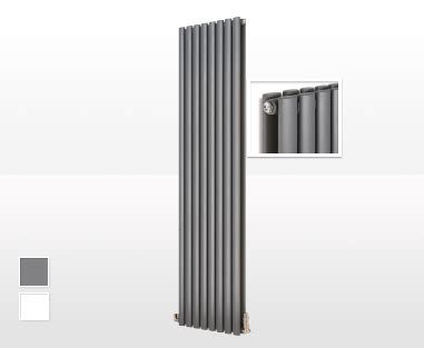 Brenton Flat Double Panel <strong>Vertical</strong> Radiator - 1800mm x 360mm From £249. . Vertical radiators screwfix